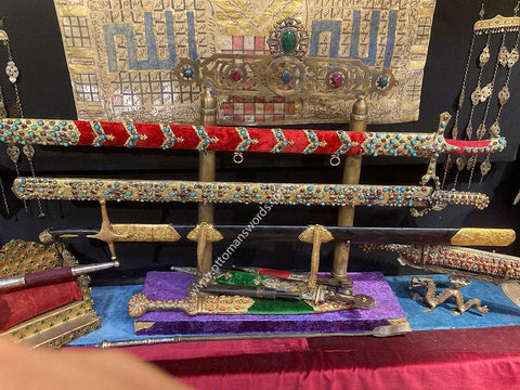 Topkapi Palace Museum Replica Swords Set For Sale | Ottoman Swords