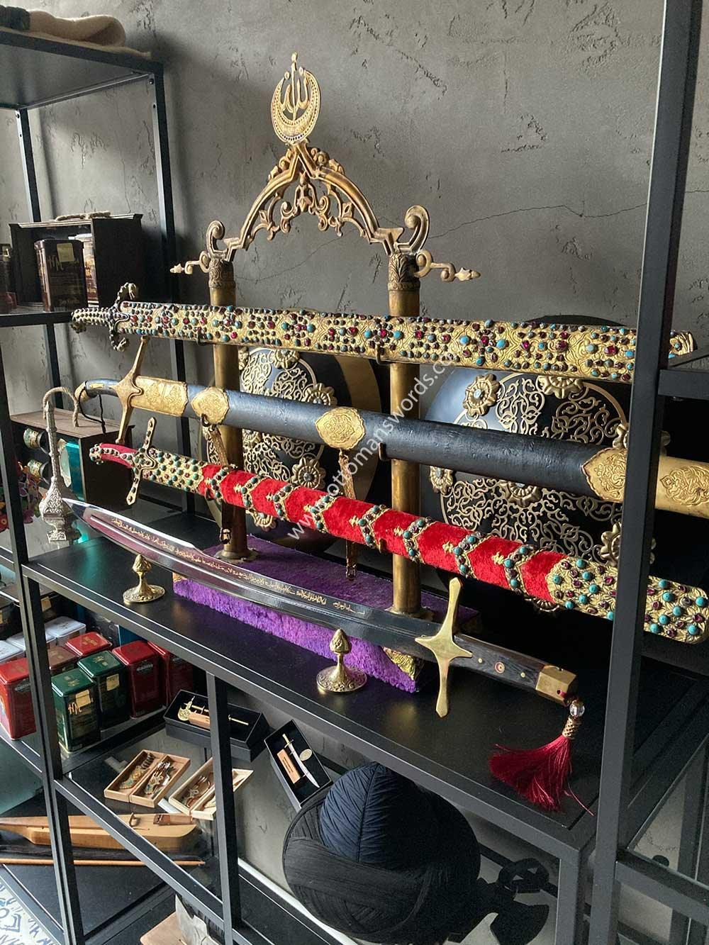Topkapi Palace Museum Replica Swords Set For Sale | Ottoman Swords