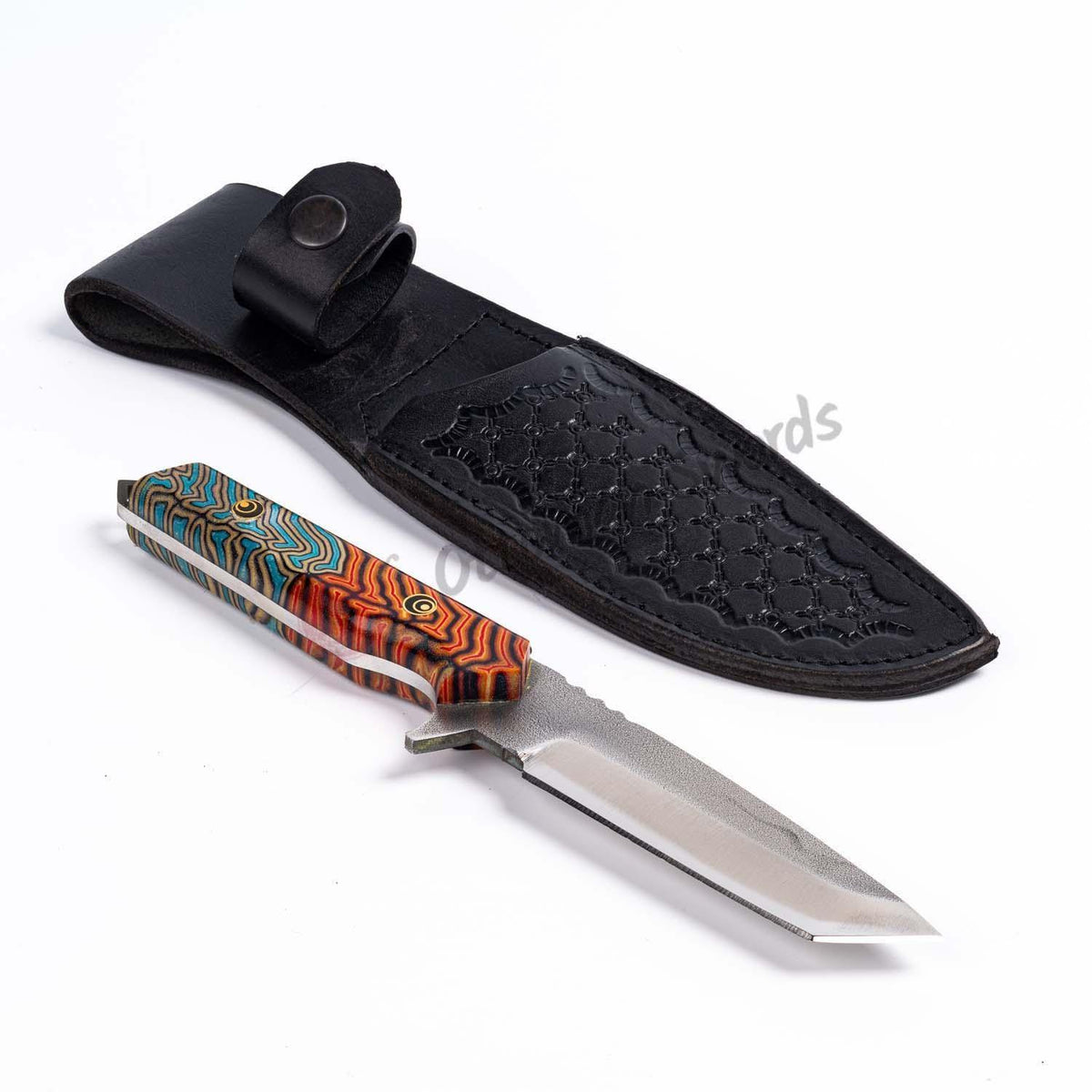 N690 Steel Fixed Blade Tanto Knife For Sale (1)