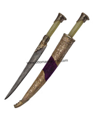 Natural-Najaf-Stone-Handle-Dagger-for-sale