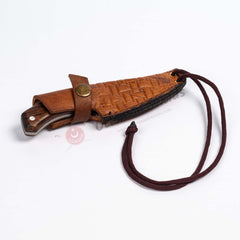 Necklace Pendant Knife Wooden Handle (3)