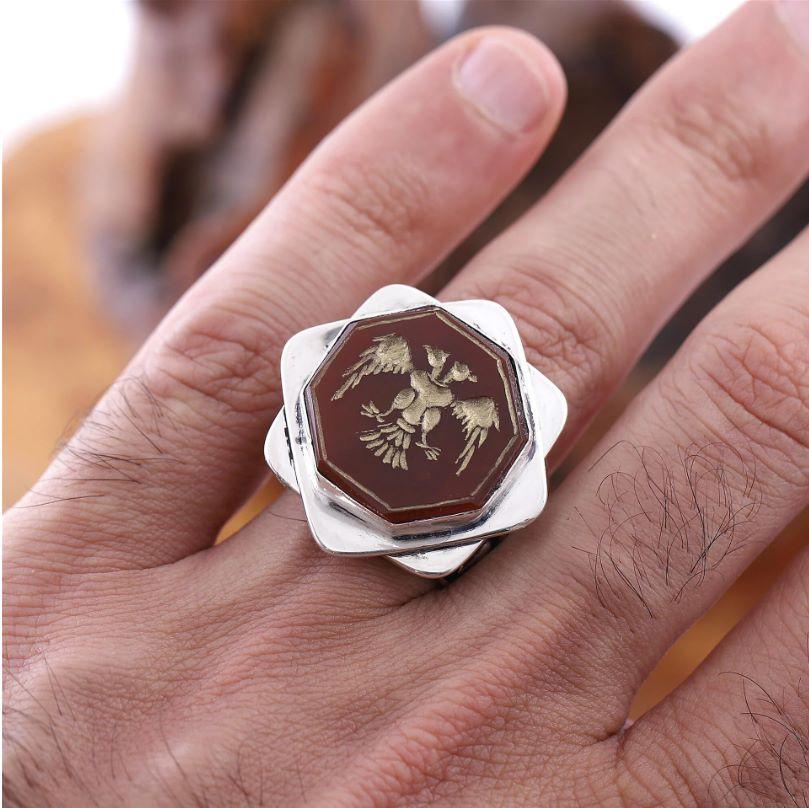 Osman Bey Kurulus Osman Silver Ring for sale (1)