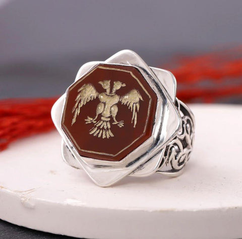 Osman Bey Kurulus Osman Silver Ring for sale (2)