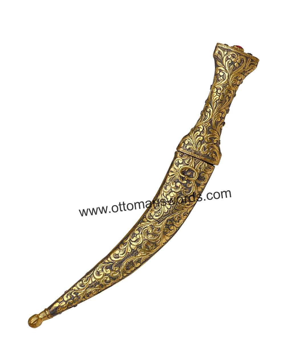 Ottoman Turkish Coral Dagger (2)