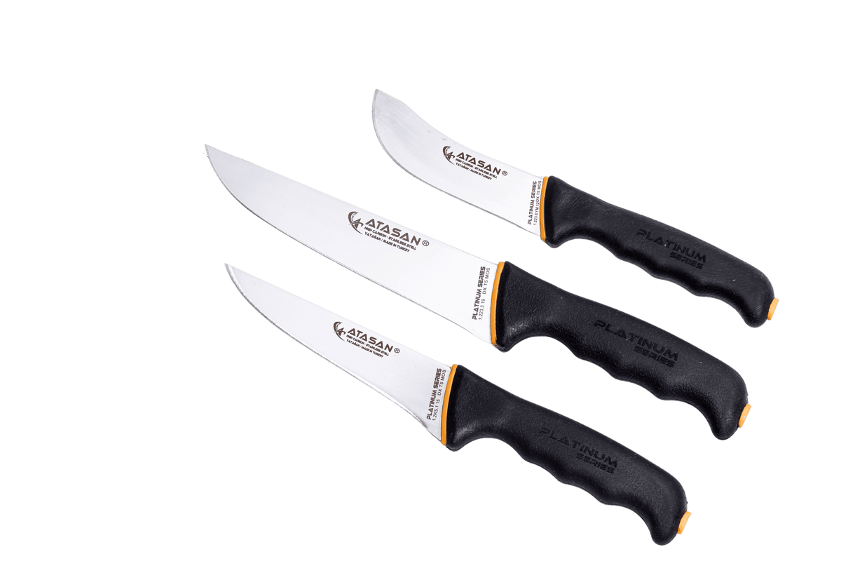 Platinum Series Butcher Kitchen Knives Set of 3 No 1