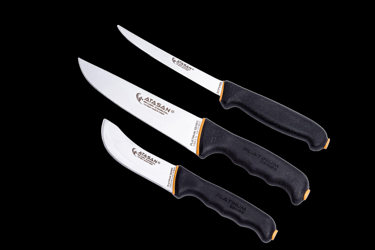 Platinum Series Butcher Kitchen Knives Set of 3 No 2