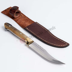 Ram Horn Crust Handle Hunting Wedge (1)