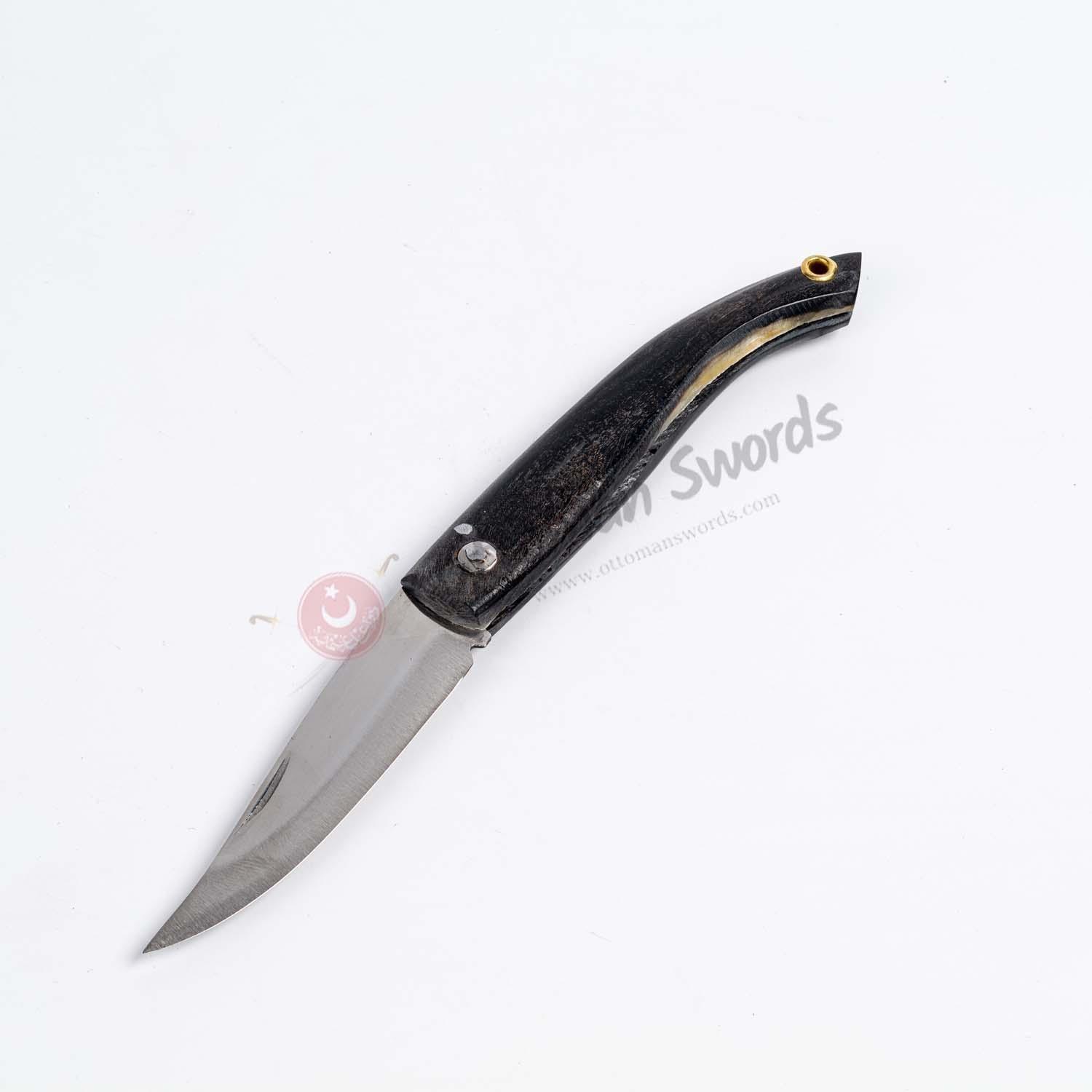 Ram Horn Handle Classic Basic Folding Pocket Knife (3)