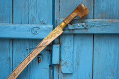 Ram Horn Handle Yataghan Sword (5)