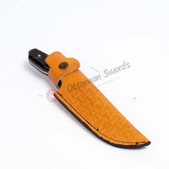 Resin Handle Custom Hunting Knife Dark (4)