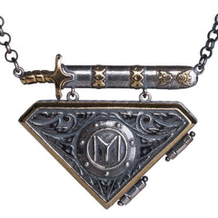 Resurrection Ertugrul Double-Sided Silver Amulet Necklace (1)