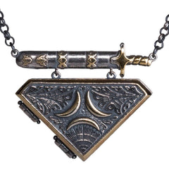 Resurrection Ertugrul Double-Sided Silver Amulet Necklace (2)