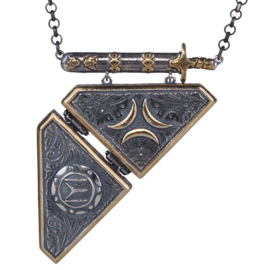Resurrection Ertugrul Double-Sided Silver Amulet Necklace (3)