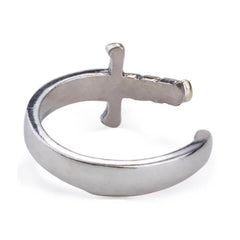 Resurrection Ertugrul Silver Ring with Sword Figure for sale (1)