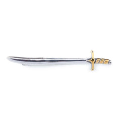 Resurrection Ertugrul Sword Model Silver Tie Clip for men (1)