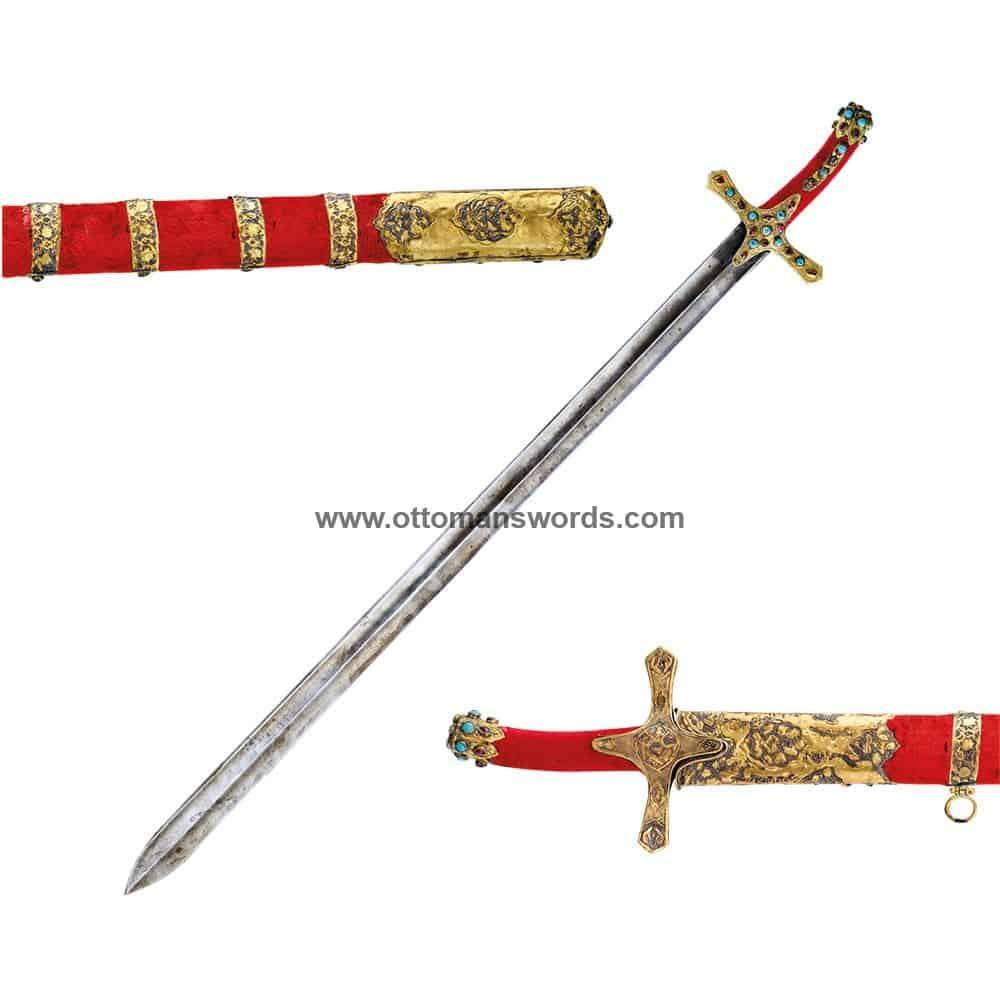 Khalid Bin Al-Waled Replica Sword For Sale | Ottoman Swords