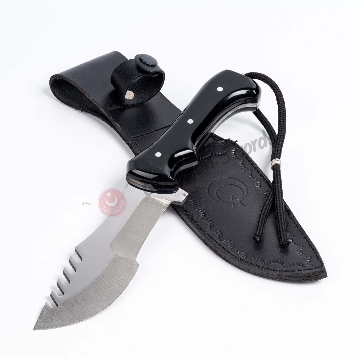 Tracker Knife And Sheath 4116 Steel Blade (1)