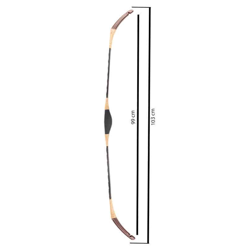 Traditional Ottoman Fiberglass Bow Topkapi Black (5)