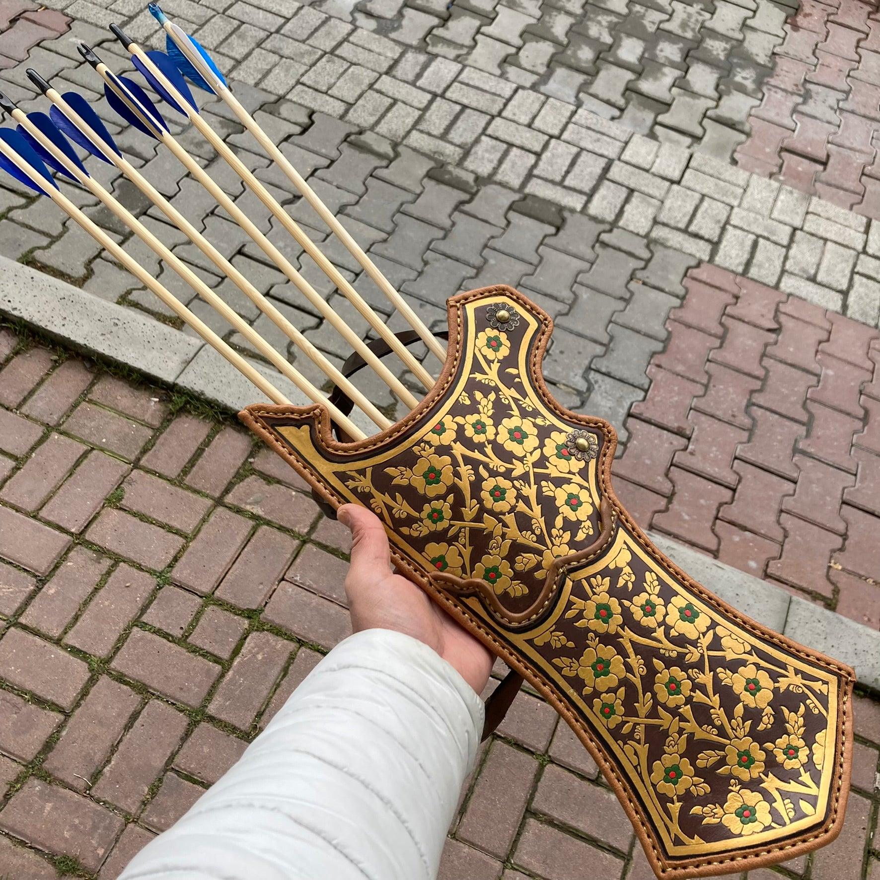 Traditional Painted Ottoman Quiver – Ottoman Swords