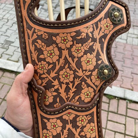 Traditional Painted Ottoman Quiver – Ottoman Swords