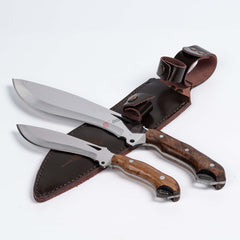 Two in One Custom Camping Knife Set For Sale (2)