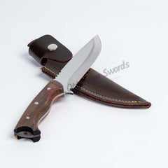 Walnut Handle Camping and Hunting Knife 10.5 (1)