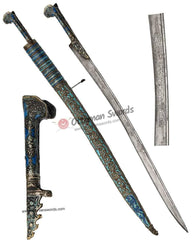 Yataghan Sword Blue Enamel (2)