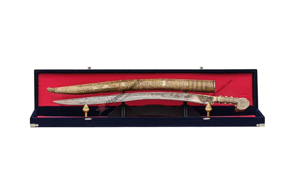 Yataghan Sword Brass Engraved (3)