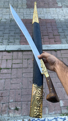 Wooden Handle Yatagan Sword