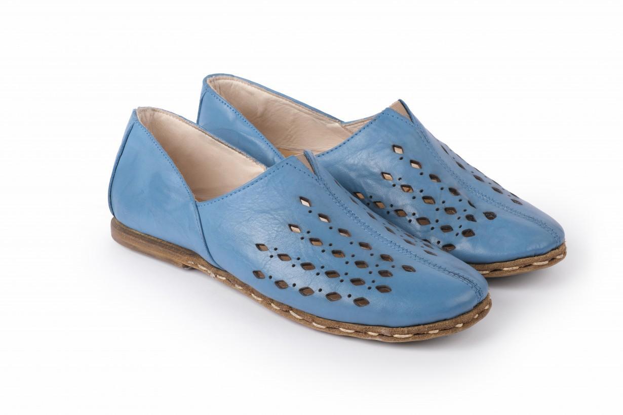 blue Janissary Yemeni Shoes 2
