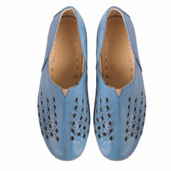 blue Janissary Yemeni Shoes