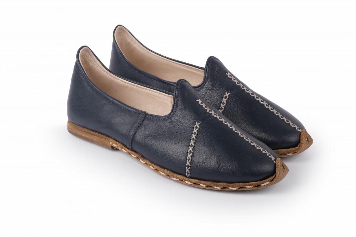 dark blue saracli yemeni shoes for men for sale 2