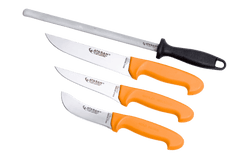 gold series butcher kitchen knives set of 4 no 2