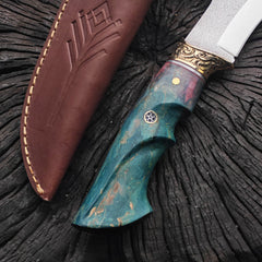 سكين حزام Bushcraft للاستخدام في الهواء الطلق مقاس 10 بوصات