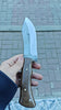 Hand Forged Bushcraft Knife with Walnut Wood Handle