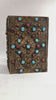 Quran Cover With Turquoise and Coral Stone