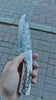 Handcrafted N690 Hunter Knife – Tiger Engraved Blade & Deer Antler Handle