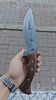 30 cm Hand Forged Carbon Steel Hunting Knife with Walnut Handle