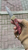 Damascus Folding Knife For Sale