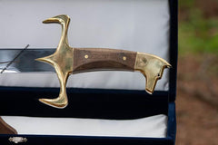 wolf head brass detail ottoman kilij sword (7)