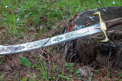 wolf head brass detail ottoman kilij sword (8)